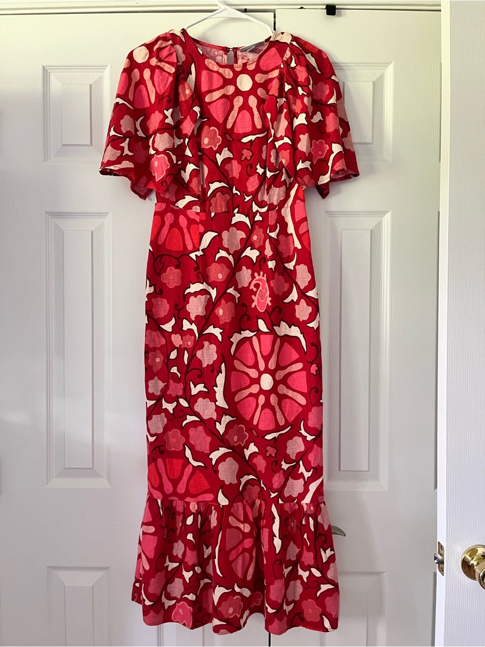 RHODE for Target Linen Blend Midi Dress | Sz 2 EUC